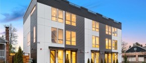 SOLD Five townhouses with modern design
